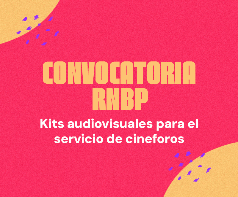 Ya está abierta la convocatoria de dotación de equipos audiovisuales para el servicio de cineforos en bibliotecas públicas y bibliotecas rurales itinerantes